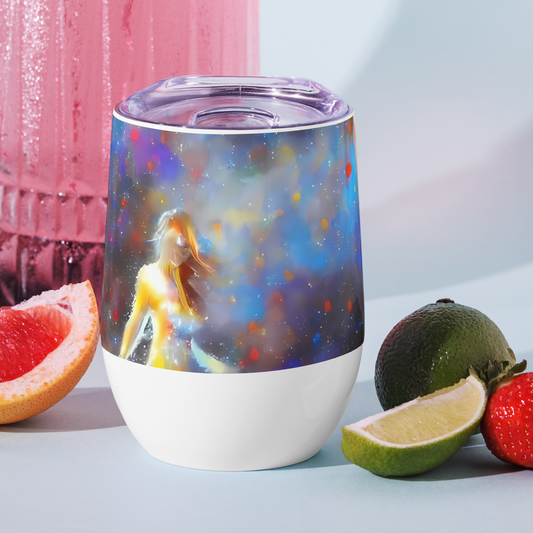 Wine Tumbler - Impressionist Drift