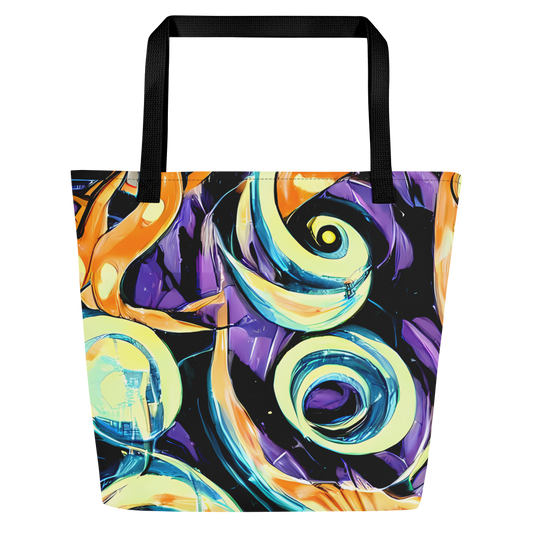 Large Tote Bag w/ Pocket - Dorothy's Whirl