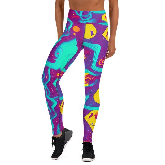 Yoga Leggings - Cosmic Current