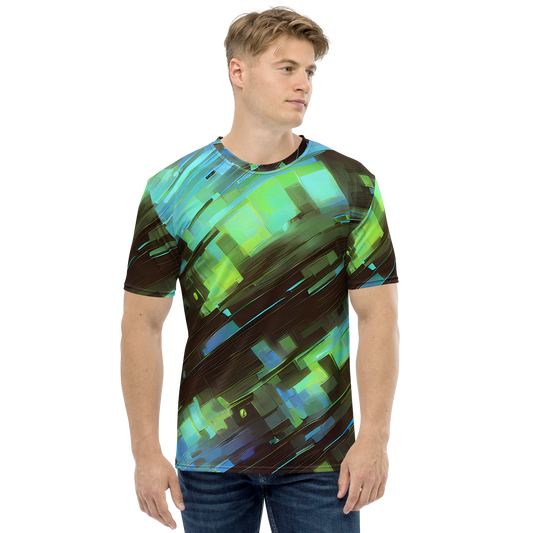 Men's Crew Neck T-Shirt - Cyber Shard