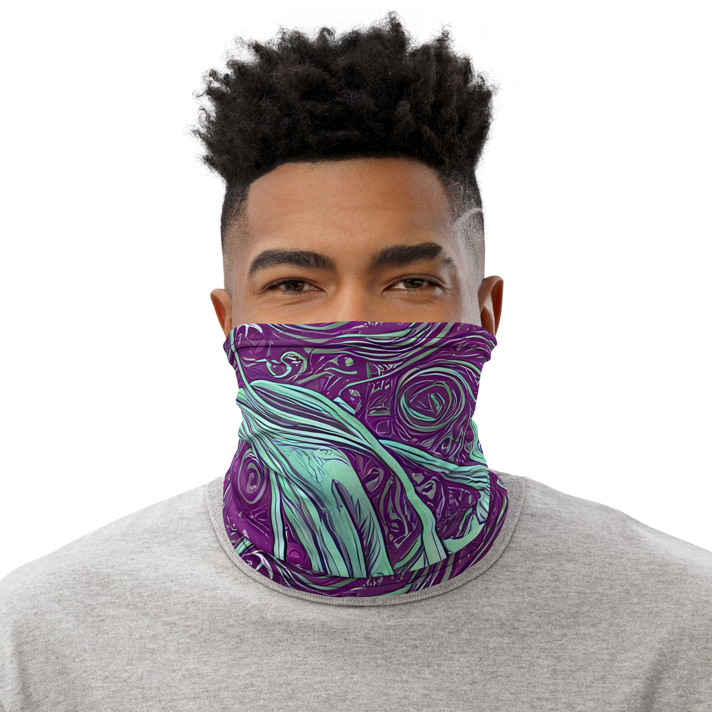 Neck Gaiter - Temple Swirls