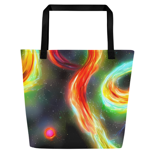 Large Tote Bag w/ Pocket - Sherwood Swirl