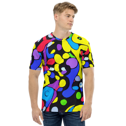 Men's Crew Neck T-Shirt - Miró's Mosaic