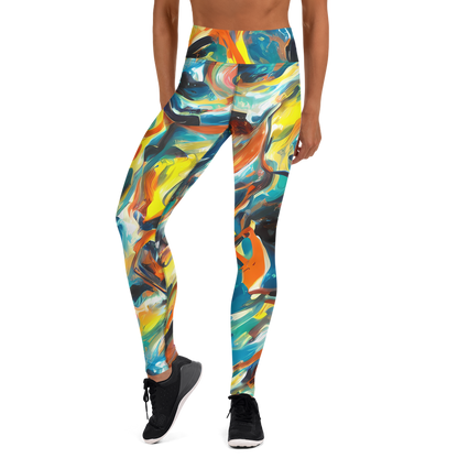 Yoga Leggings - Chromatic Vortex