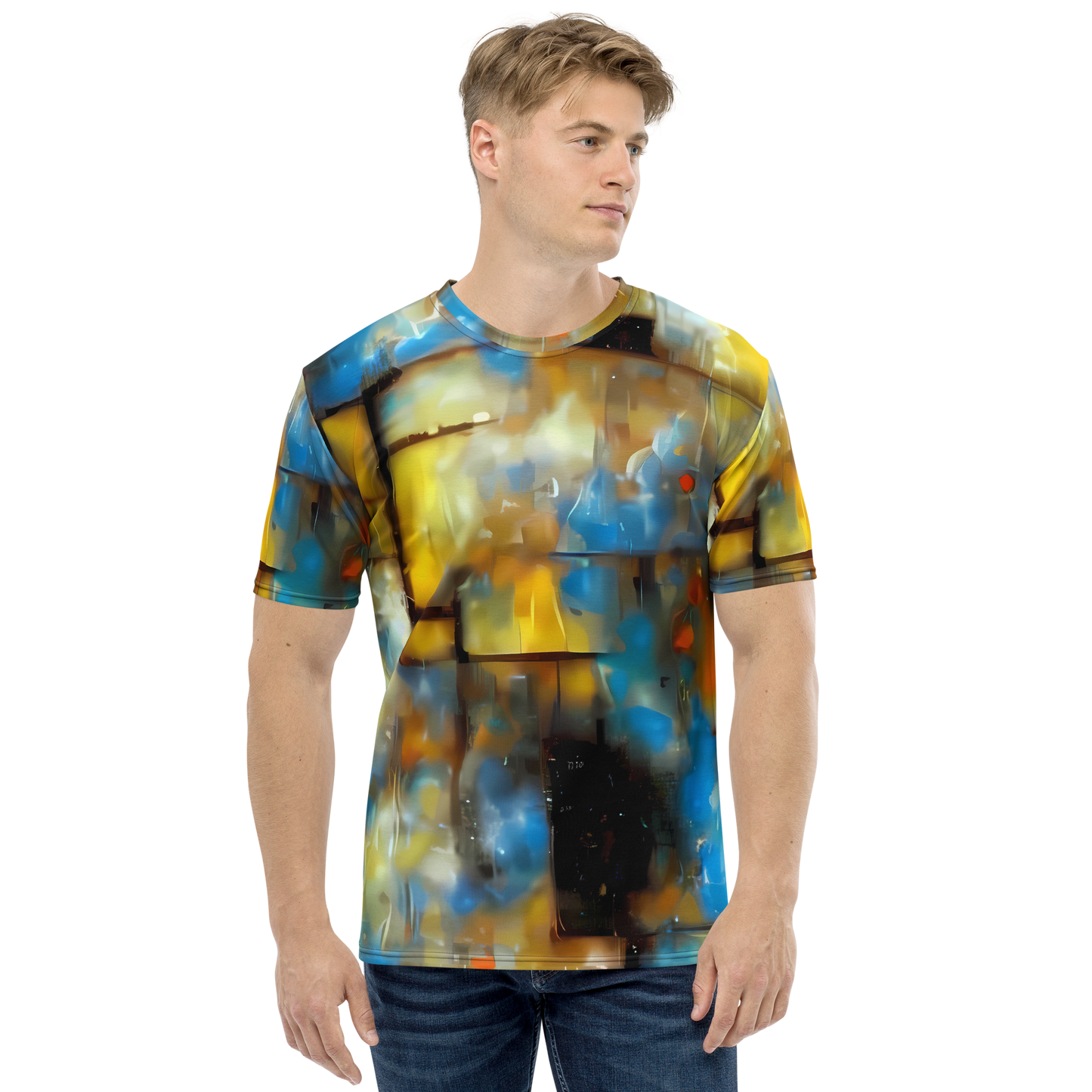 Men's Crew Neck T-Shirt - Kohn Cubism