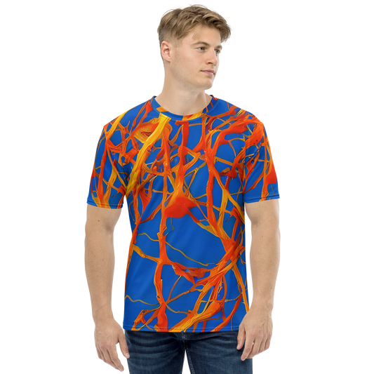 Men's Crew Neck T-Shirt - Vivid Plexus