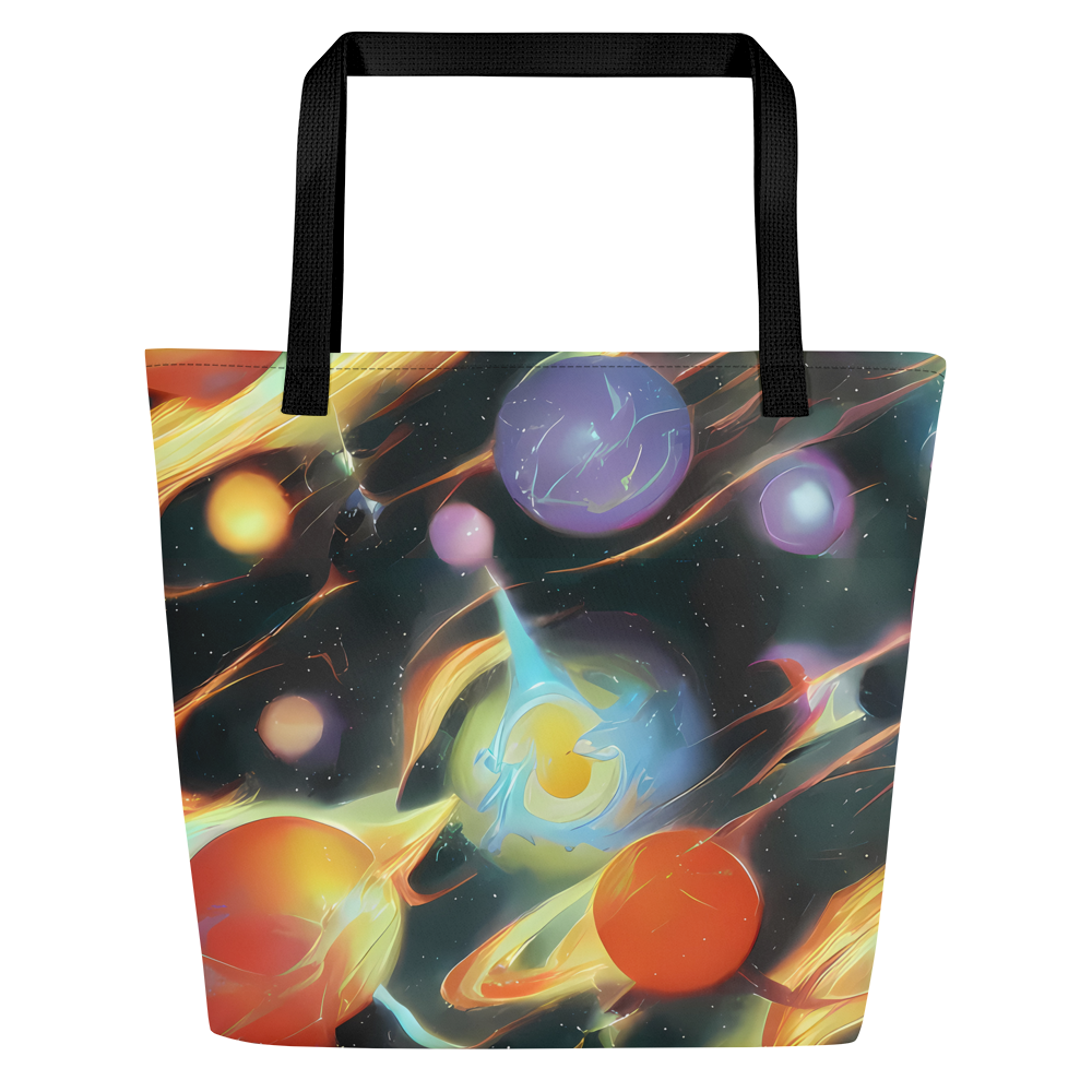 Large Tote Bag w/ Pocket - Fabritius Fantasy