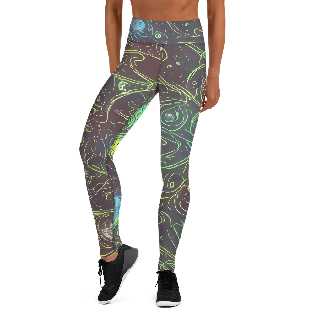 Yoga Leggings - Starfield Scrolls