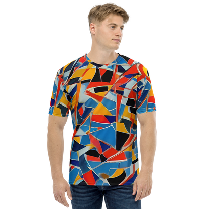 Men's Crew Neck T-Shirt - Abstract Mingle