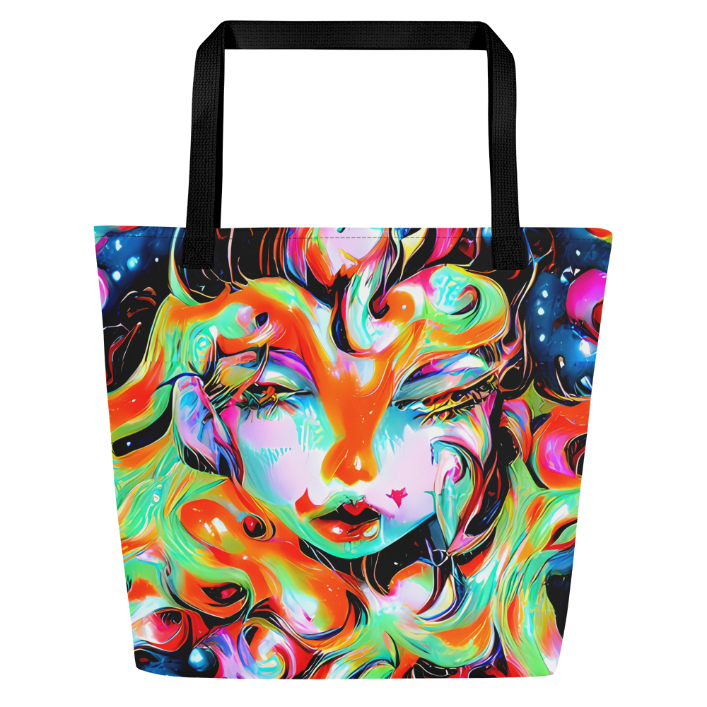 Large Tote Bag w/ Pocket - Viveros Vortex