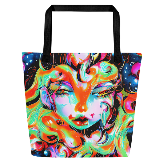 Large Tote Bag w/ Pocket - Viveros Vortex