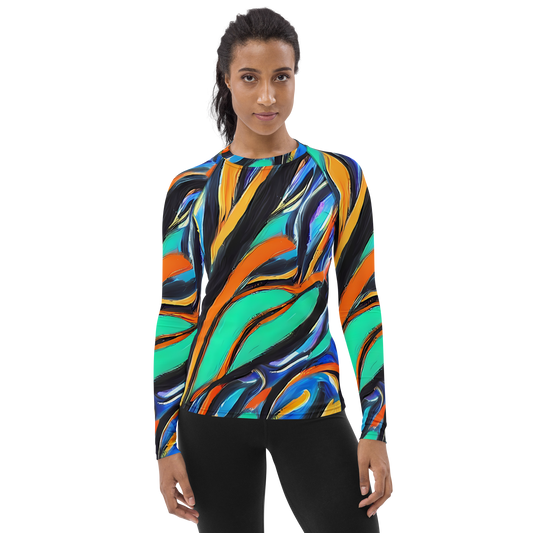 Women's Rash Guard - Carr's Whirl