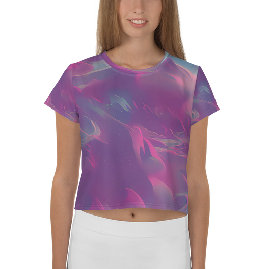 Women's Crop Tee - Dreamscape Swirl