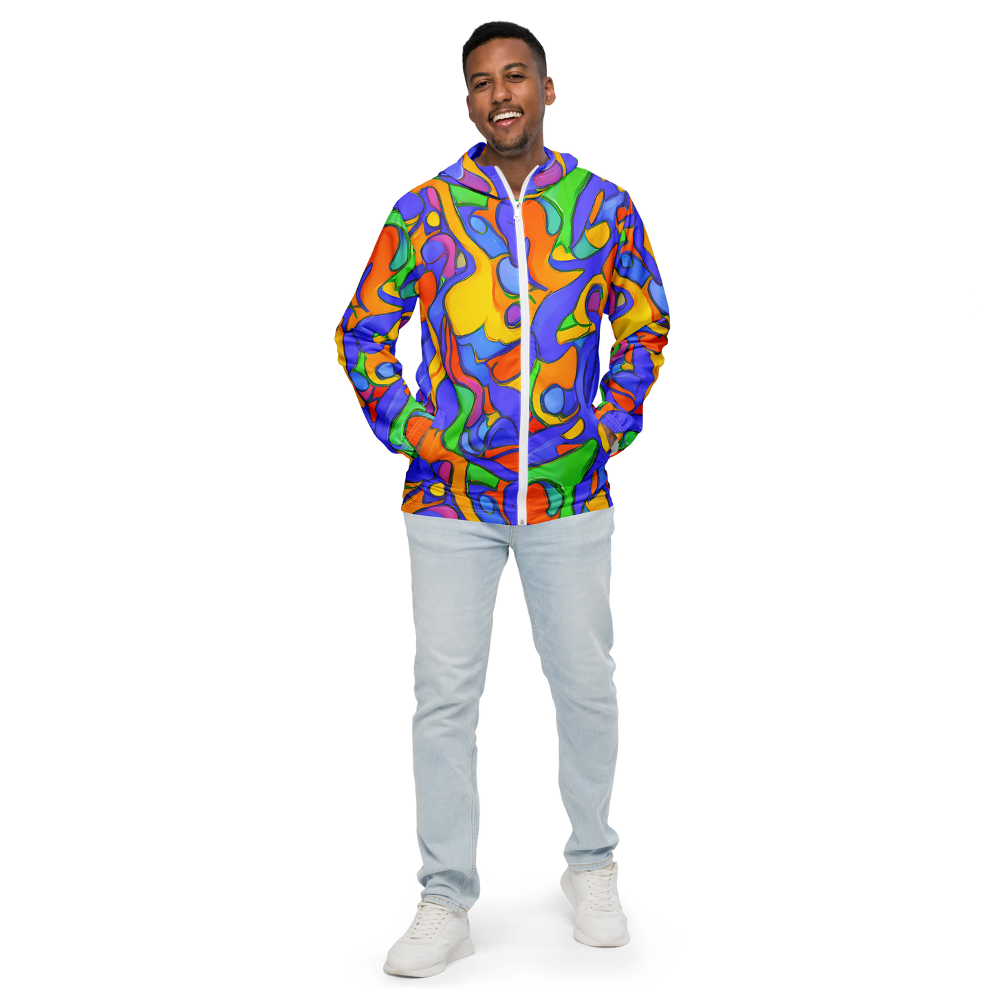 Men's Windbreaker - Joffe Swirl