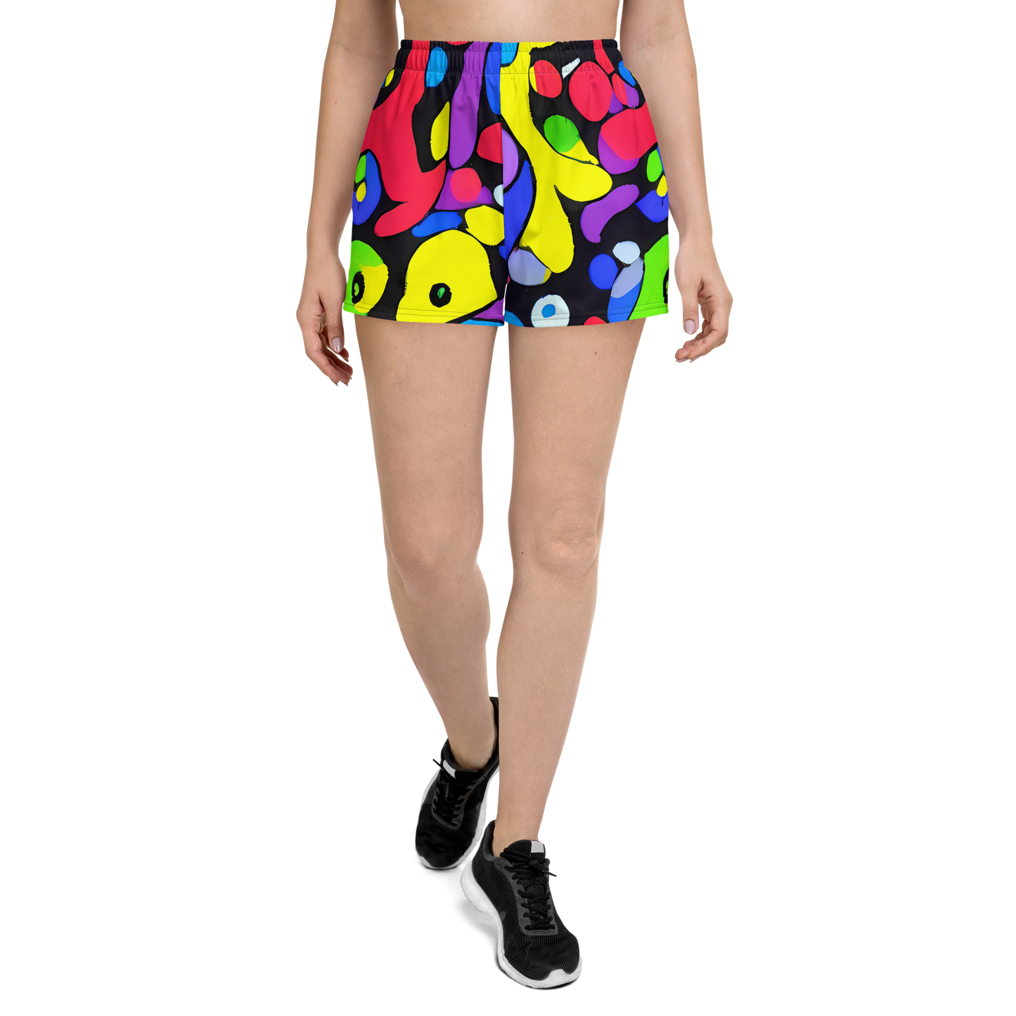 Women’s Athletic Shorts - Miró's Mosaic