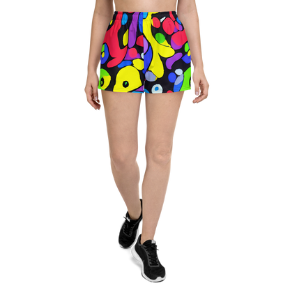 Women’s Athletic Shorts - Miró's Mosaic