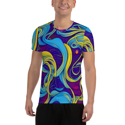 Men's Athletic T-Shirt - Stellar Swirls