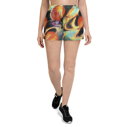 Women’s Athletic Shorts - Fabritius Fantasy