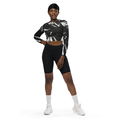 Long Sleeve Crop Top - Galactic Vogue