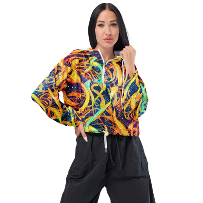 Women's Cropped Windbreaker - Granov Vortex