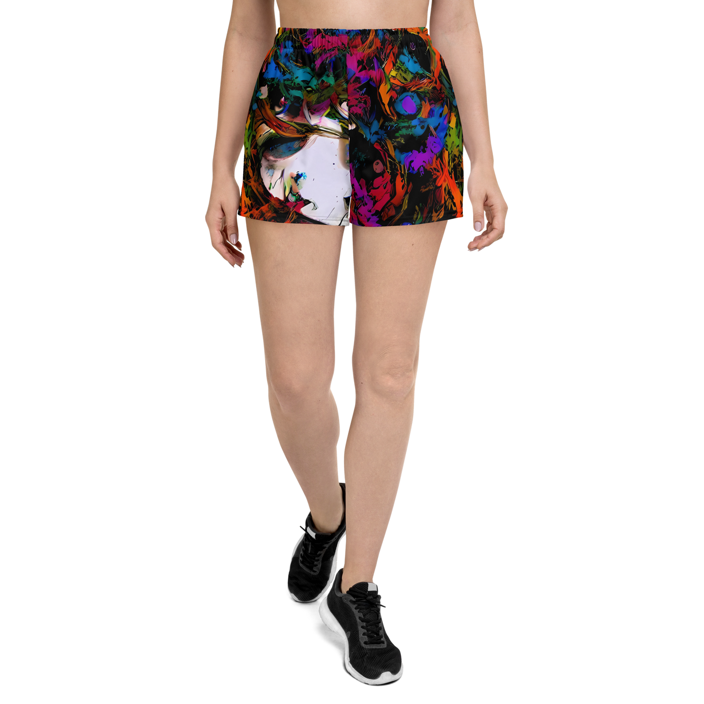 Women’s Athletic Shorts - Sultry Smoke