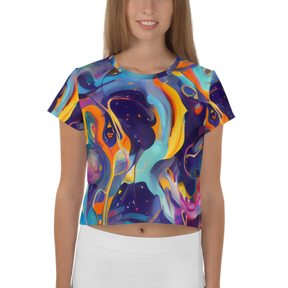 Women's Crop Tee - Whimsical Fusion