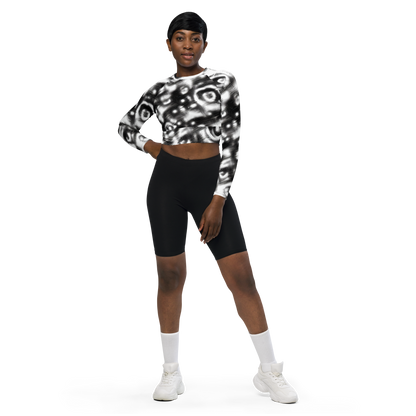 Long Sleeve Crop Top - Bernhard Swirl