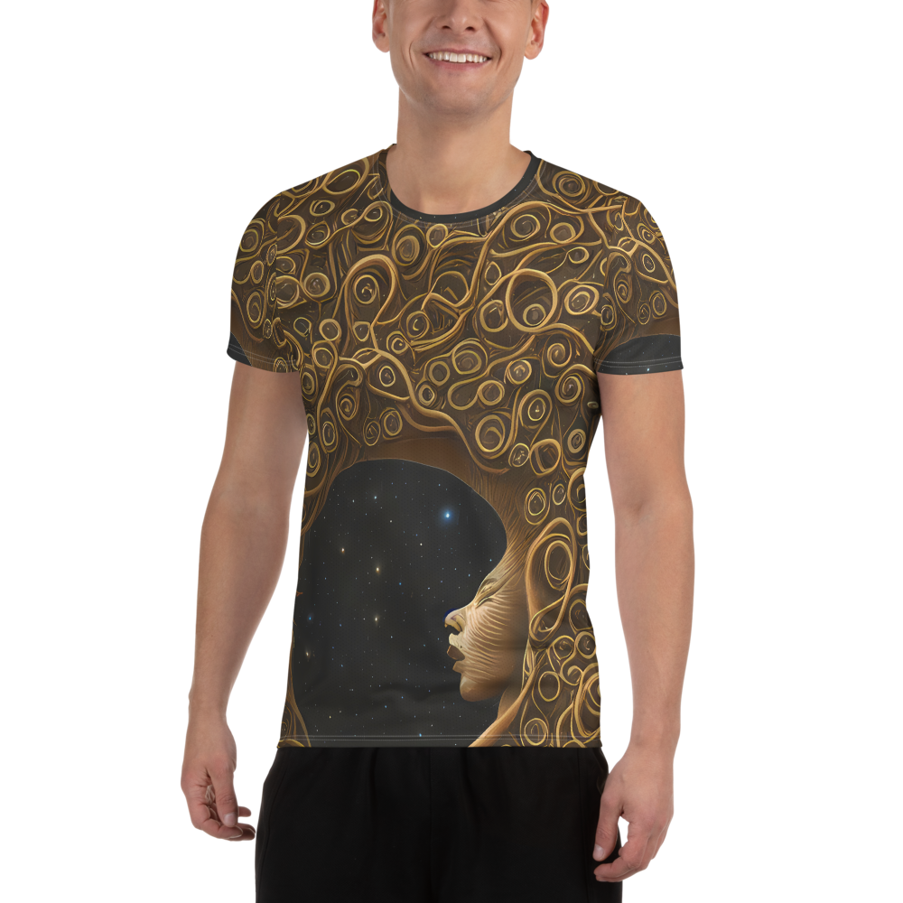 Men's Athletic T-Shirt - Ethereal Coils