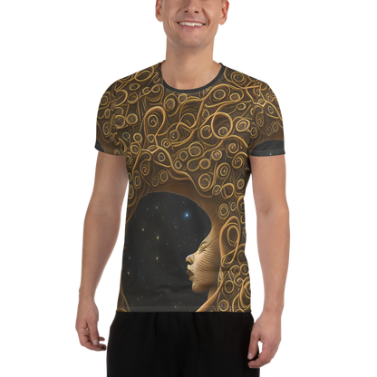 Men's Athletic T-Shirt - Ethereal Coils