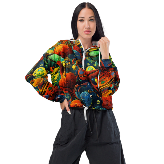 Women's Cropped Windbreaker - Duncanson Dream