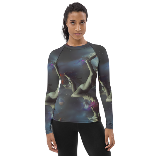 Women's Rash Guard - Cosmic Dancer