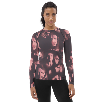 Women's Rash Guard - Portrait Whispers