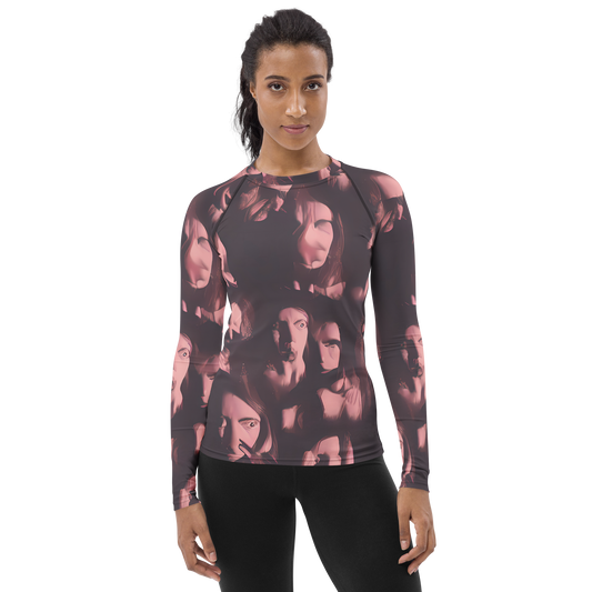 Women's Rash Guard - Portrait Whispers