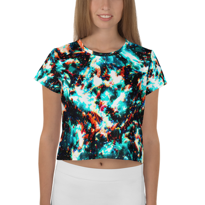 Women's Crop Tee - Whirlpool Dream