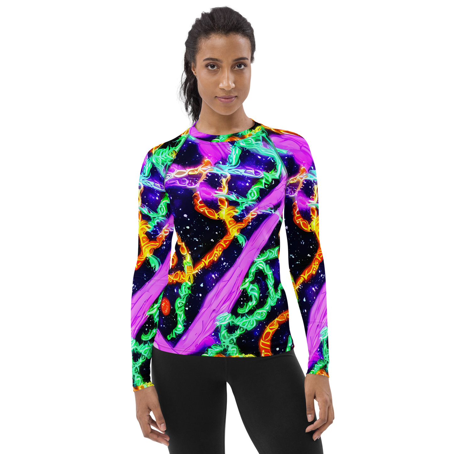 Women's Rash Guard - Enckell's Nebula