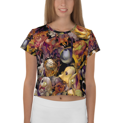 Women's Crop Tee - Arcimboldo Abundance