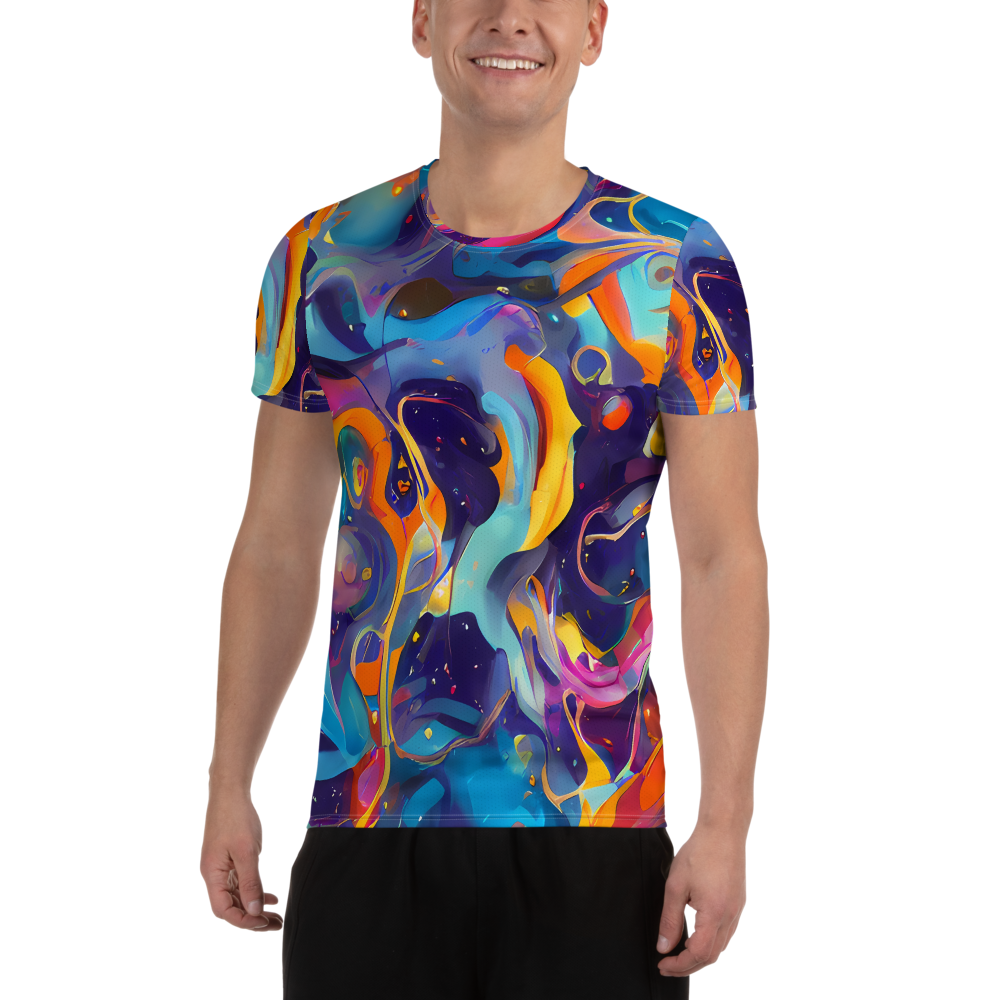 Men's Athletic T-Shirt - Whimsical Fusion
