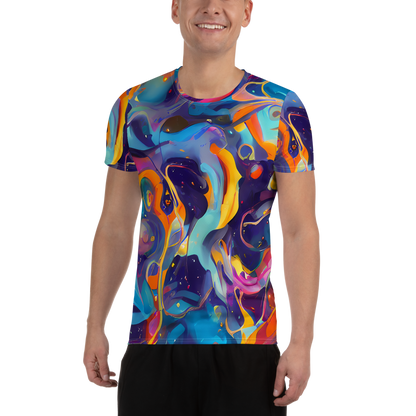 Men's Athletic T-Shirt - Whimsical Fusion