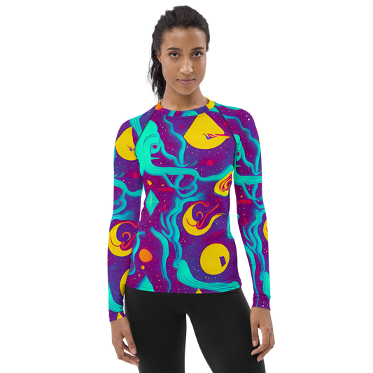 Women's Rash Guard - Cosmic Current