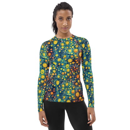 Women's Rash Guard - Starry Orbits