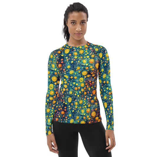 Women's Rash Guard - Starry Orbits