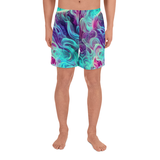 Men's Athletic Shorts - Galactic Bloom