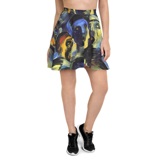 Skater Skirt - Cosmic Visages