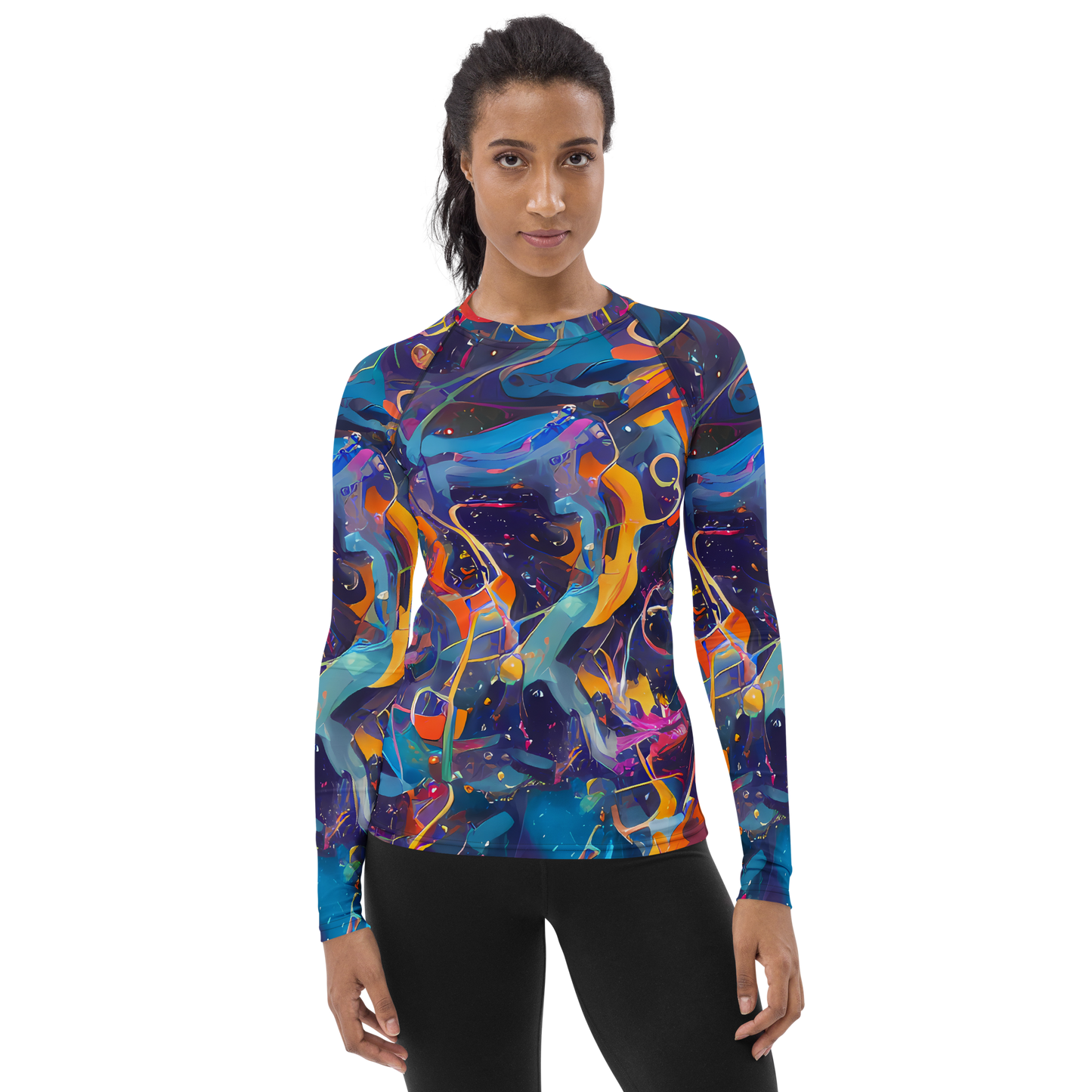 Women's Rash Guard - Brown's Chaos