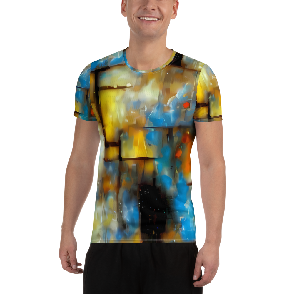 Men's Athletic T-Shirt - Kohn Cubism