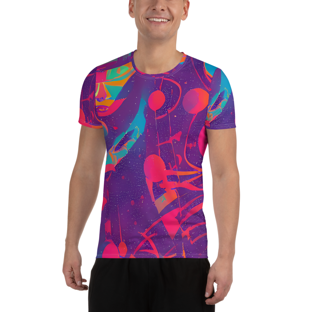 Men's Athletic T-Shirt - Spheric Rhapsody