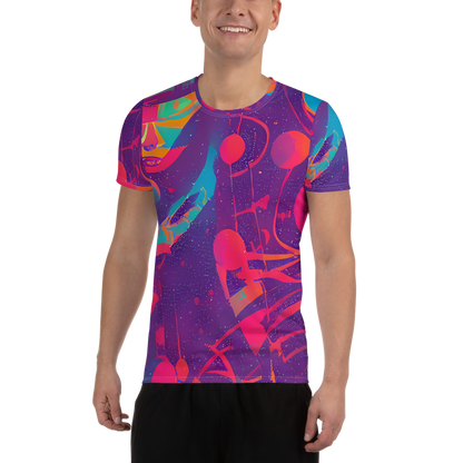 Men's Athletic T-Shirt - Spheric Rhapsody