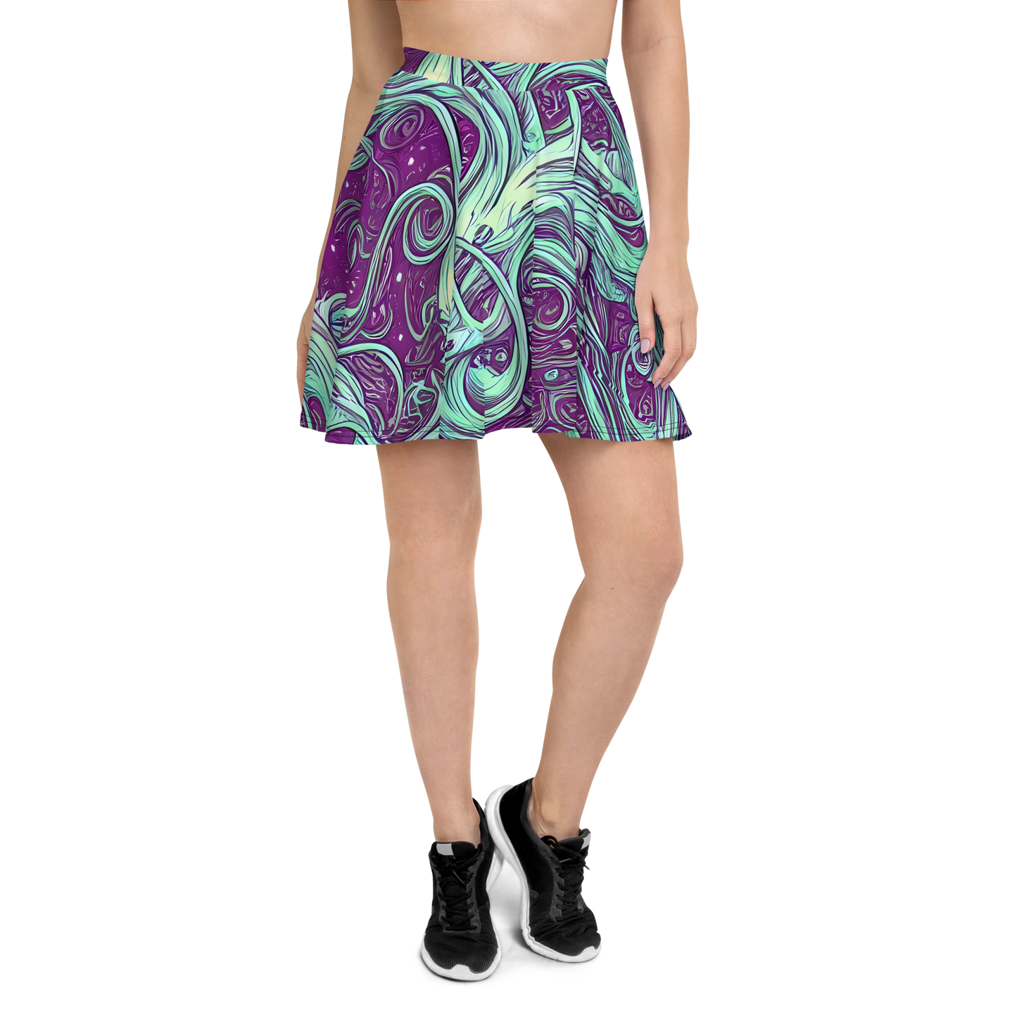 Skater Skirt - Temple Swirls