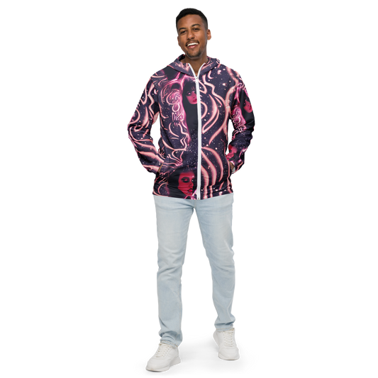 Men's Windbreaker - Stardust Siren