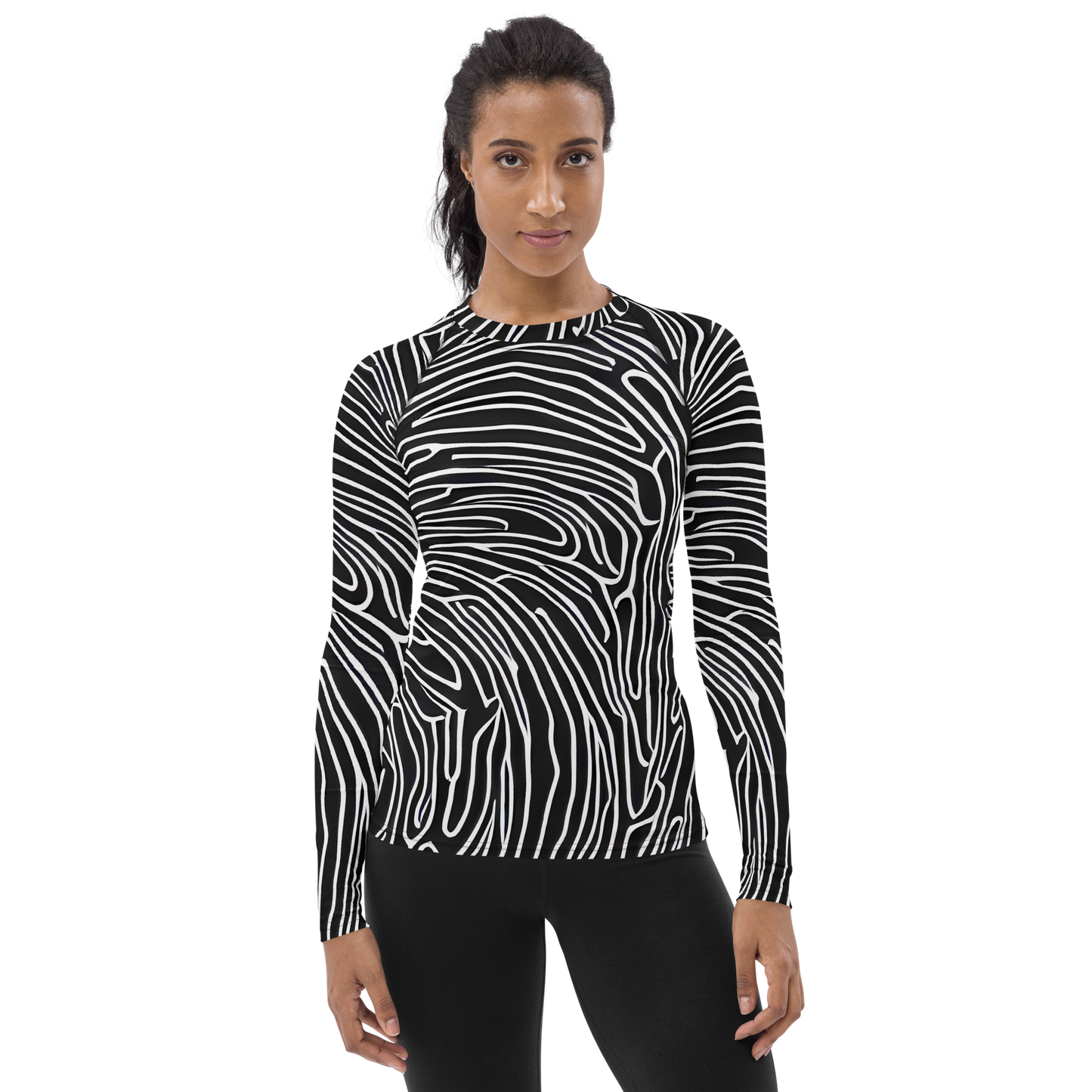 Women's Rash Guard - Acconci Waves